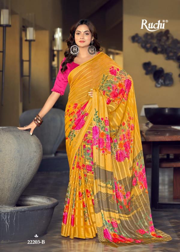 Ruchi Vartika Silk 2nd Casual Wear Satin Silk Saree Collection